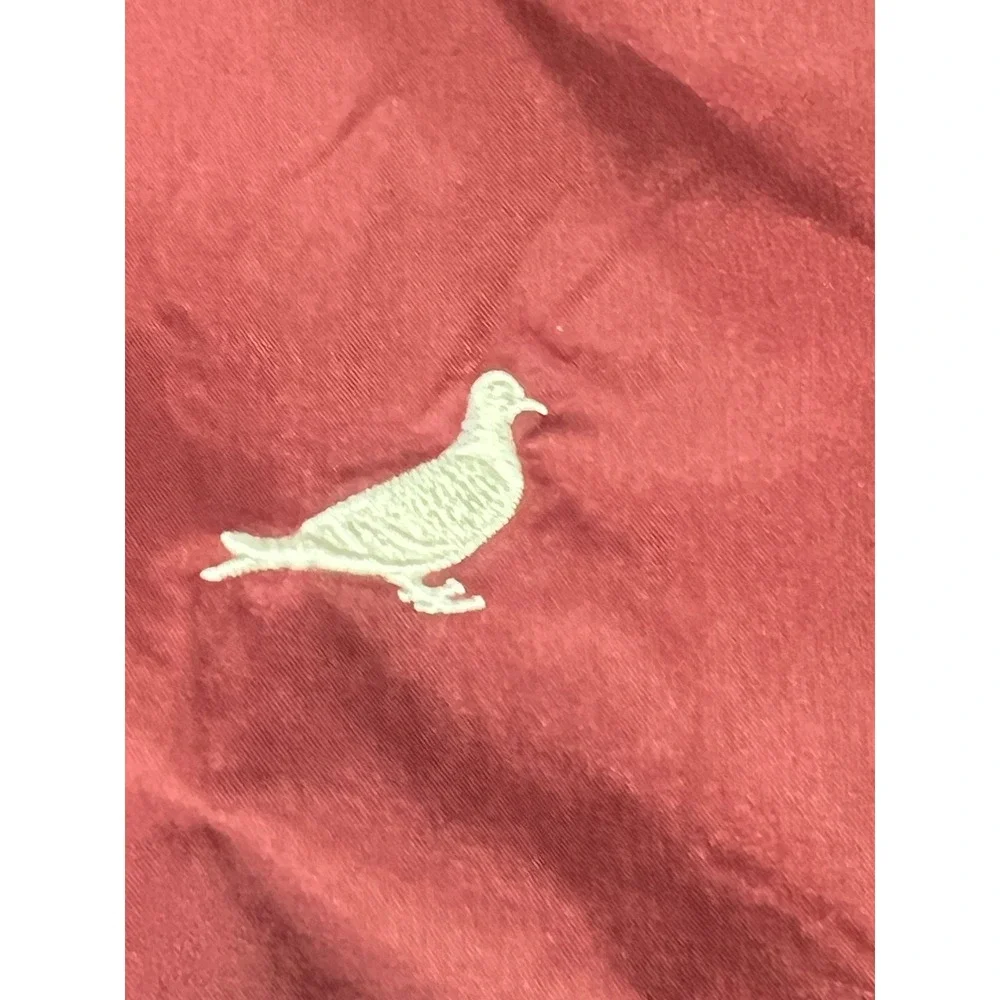Staple Pigeon Mens Colorblock Windbreaker Jacket‎ Burgundy Navy Blue Large Logo